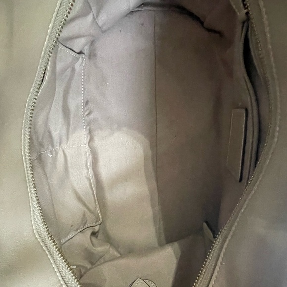 Coach 37099 Blake Carryall Croc Embossed Satchel Swagger Stone Beige Leather - Picture 7 of 10